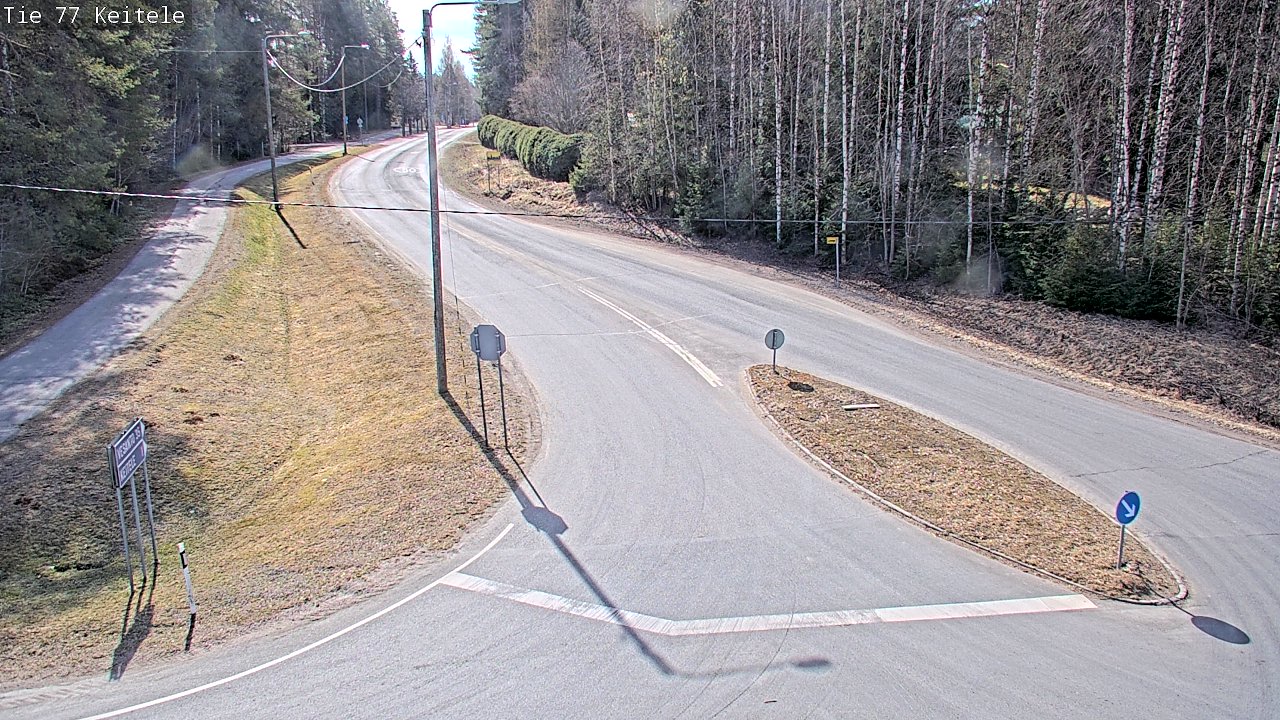 Weather Camera Image Road 77 Keitele, Keitele, Pohjois-Savo