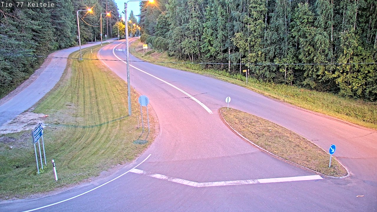 Weather Camera Image Väg 77 Keitele, Keitele, Pohjois-Savo