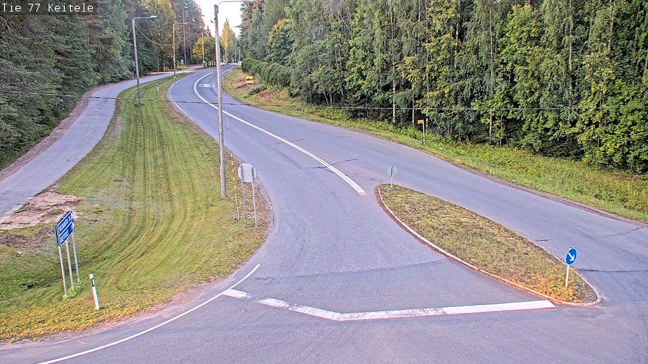 Weather Camera Image Väg 77 Keitele, Keitele, Pohjois-Savo