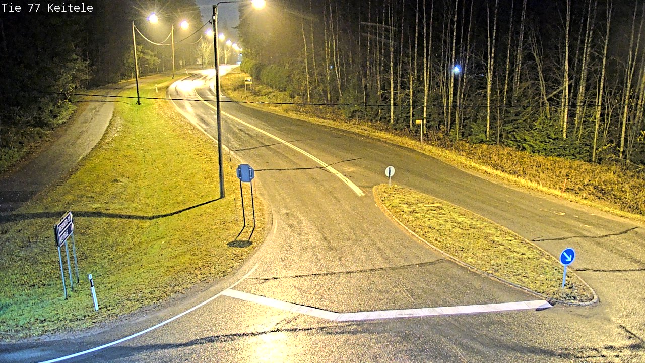 Weather Camera Image Road 77 Keitele, Keitele, Pohjois-Savo