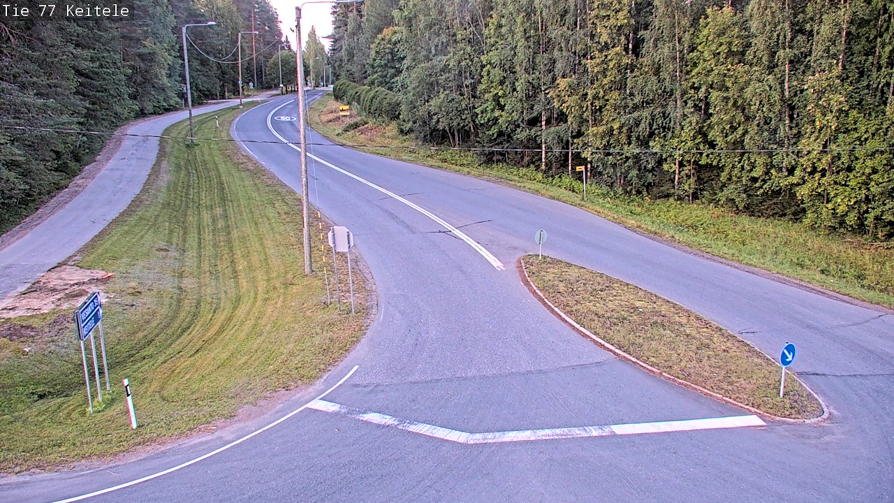 Weather Camera Image Väg 77 Keitele, Keitele, Pohjois-Savo