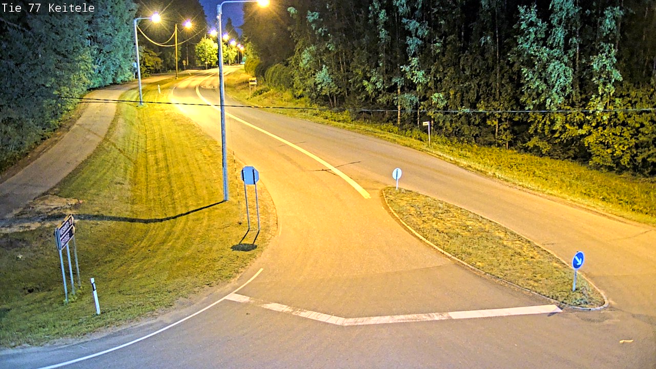 Weather Camera Image Väg 77 Keitele, Keitele, Pohjois-Savo
