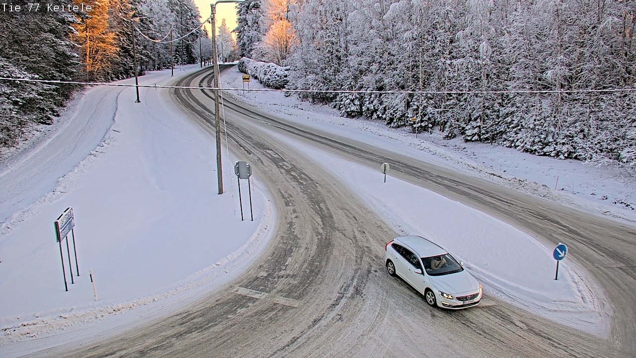 Weather Camera Image Väg 77 Keitele, Keitele, Pohjois-Savo