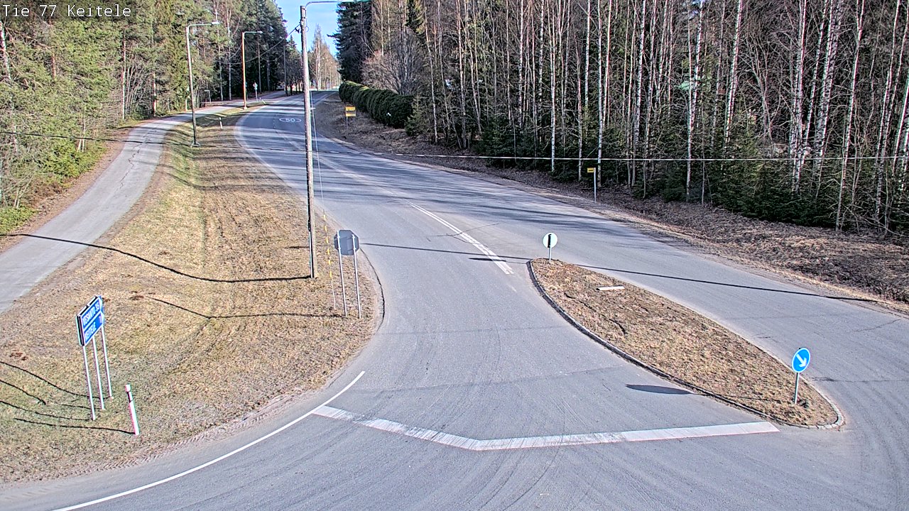 Weather Camera Image Road 77 Keitele, Keitele, Pohjois-Savo