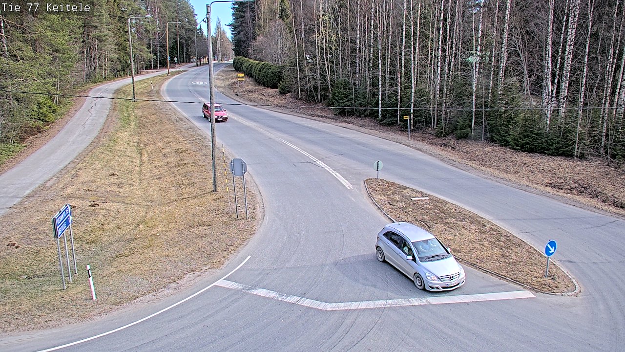 Weather Camera Image Road 77 Keitele, Keitele, Pohjois-Savo