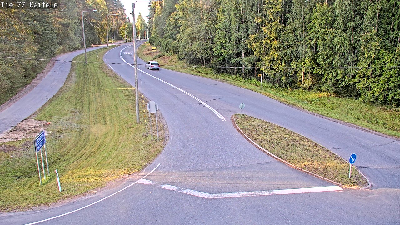 Weather Camera Image Väg 77 Keitele, Keitele, Pohjois-Savo