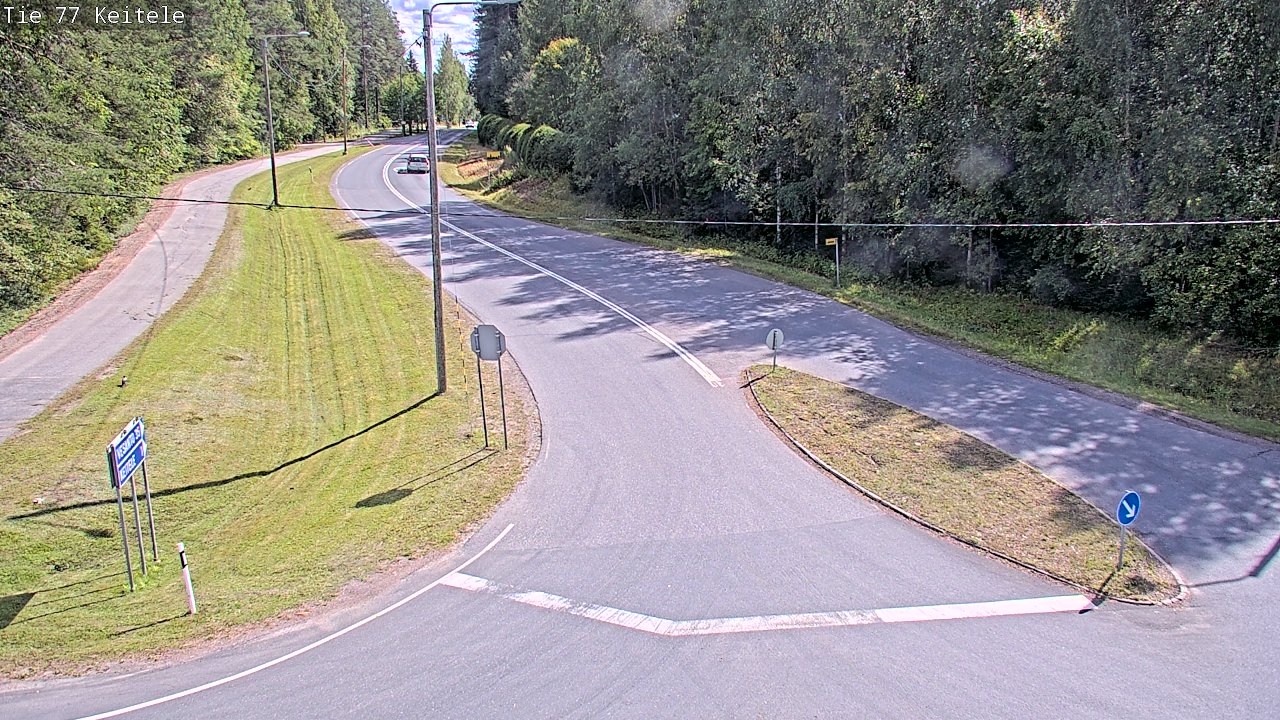 Weather Camera Image Väg 77 Keitele, Keitele, Pohjois-Savo