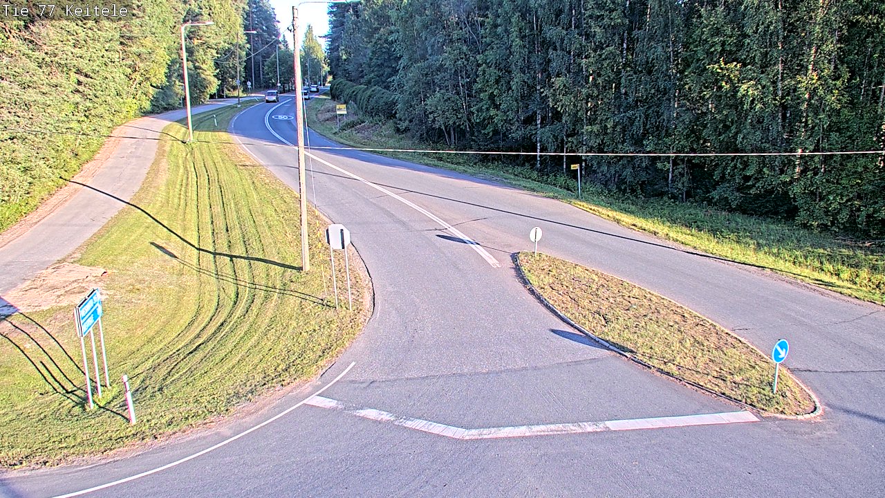 Weather Camera Image Väg 77 Keitele, Keitele, Pohjois-Savo
