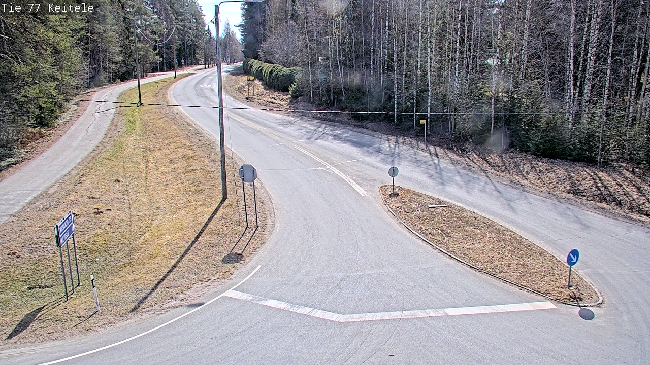 Weather Camera Image Road 77 Keitele, Keitele, Pohjois-Savo