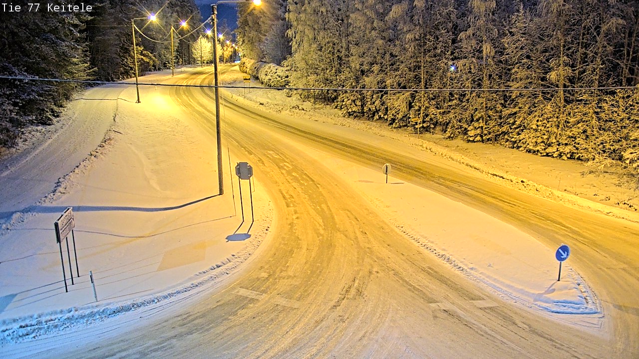 Weather Camera Image Väg 77 Keitele, Keitele, Pohjois-Savo