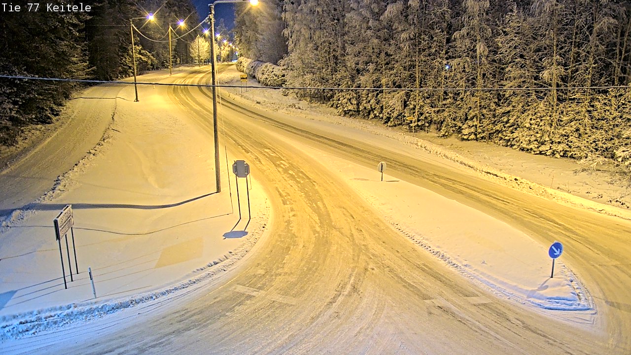 Weather Camera Image Väg 77 Keitele, Keitele, Pohjois-Savo