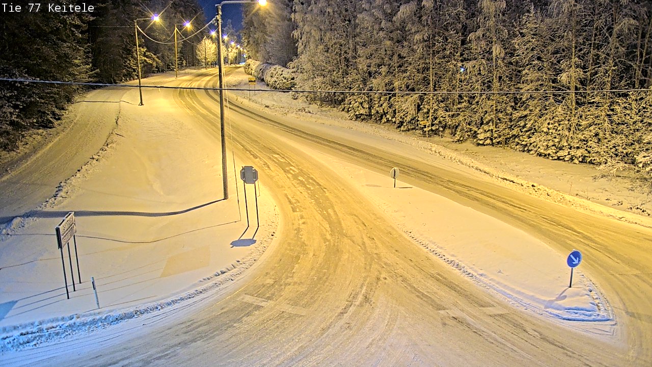 Weather Camera Image Väg 77 Keitele, Keitele, Pohjois-Savo