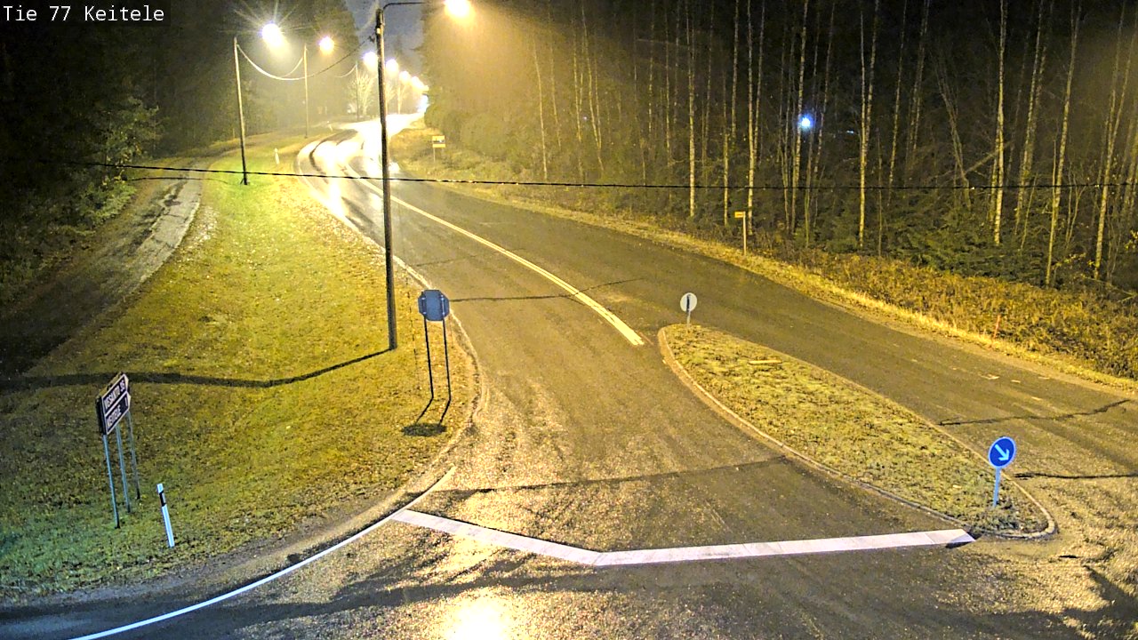 Weather Camera Image Väg 77 Keitele, Keitele, Pohjois-Savo