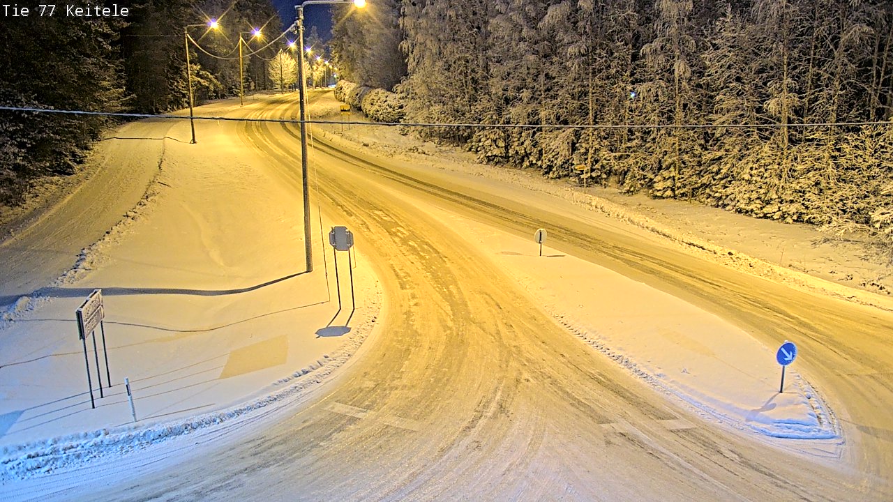 Weather Camera Image Väg 77 Keitele, Keitele, Pohjois-Savo