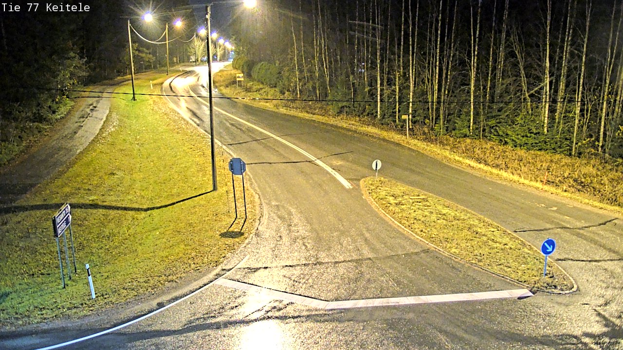 Weather Camera Image Väg 77 Keitele, Keitele, Pohjois-Savo