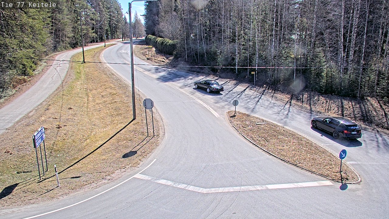 Weather Camera Image Road 77 Keitele, Keitele, Pohjois-Savo