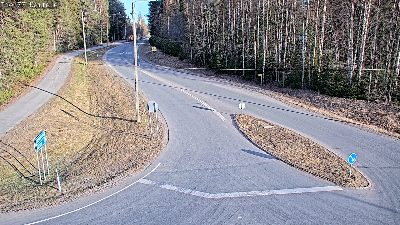 Weather Camera Image Road 77 Keitele, Keitele, Pohjois-Savo