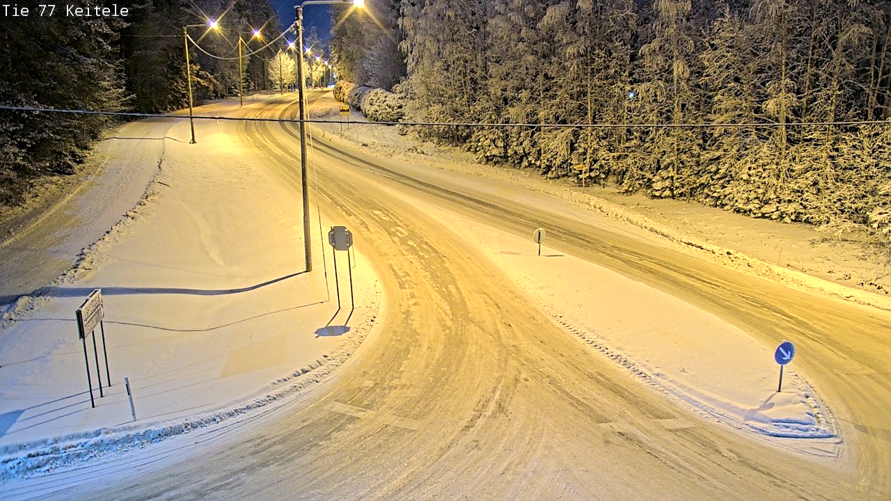 Weather Camera Image Väg 77 Keitele, Keitele, Pohjois-Savo