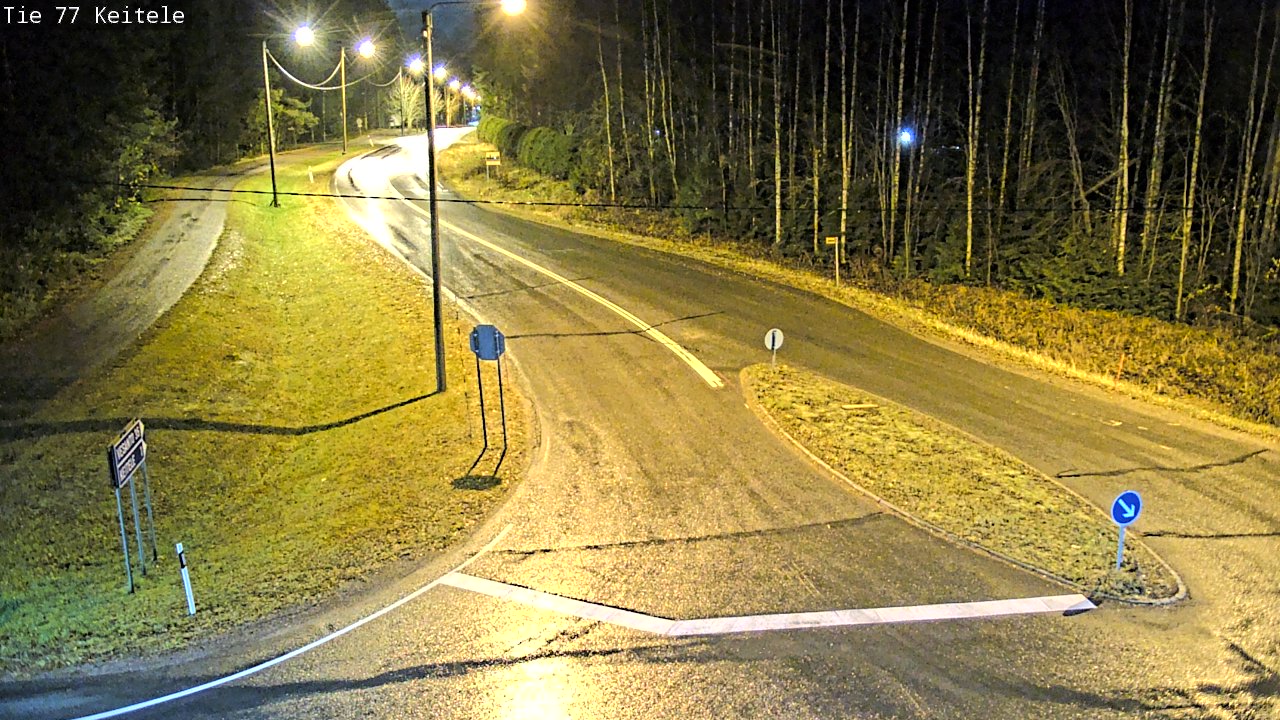 Weather Camera Image Road 77 Keitele, Keitele, Pohjois-Savo