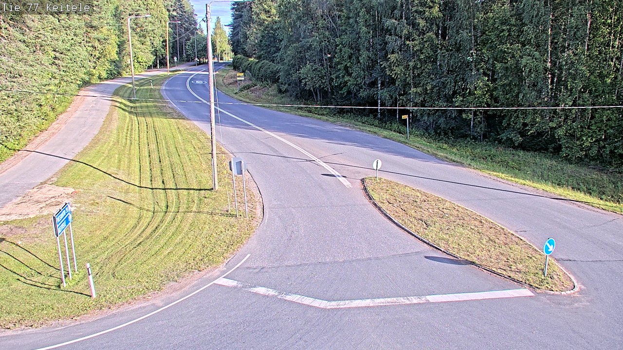 Weather Camera Image Väg 77 Keitele, Keitele, Pohjois-Savo