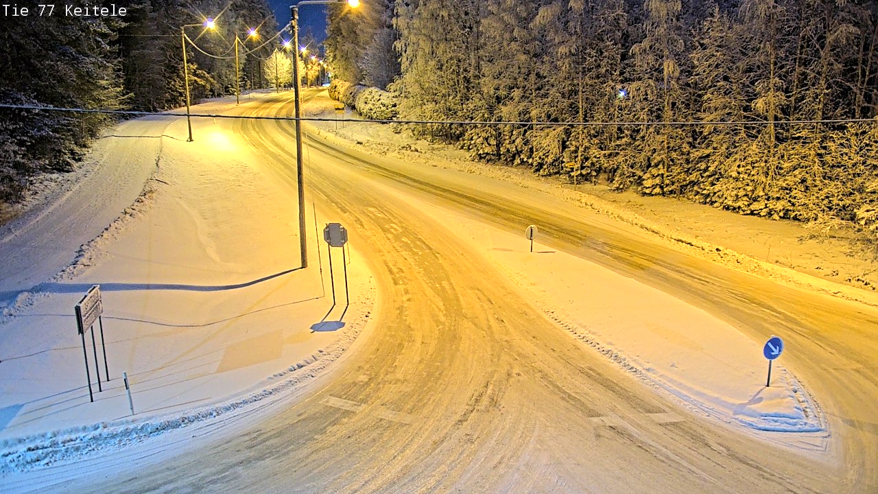 Weather Camera Image Väg 77 Keitele, Keitele, Pohjois-Savo