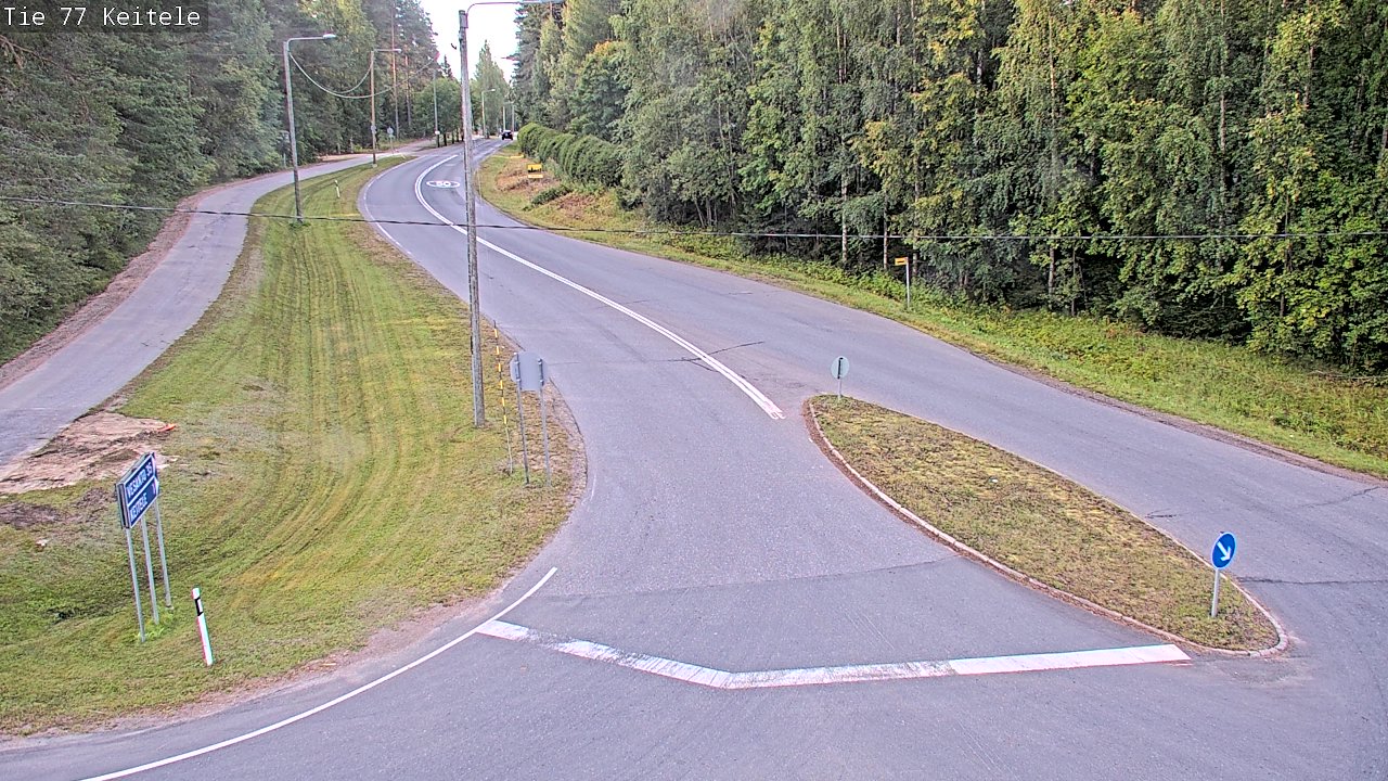 Weather Camera Image Väg 77 Keitele, Keitele, Pohjois-Savo