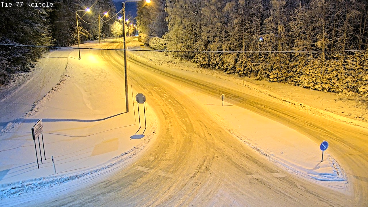 Weather Camera Image Väg 77 Keitele, Keitele, Pohjois-Savo