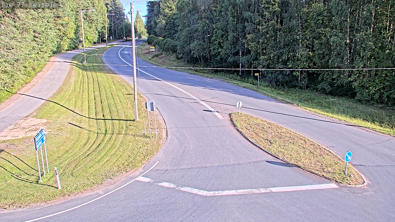 Weather Camera Image Väg 77 Keitele, Keitele, Pohjois-Savo