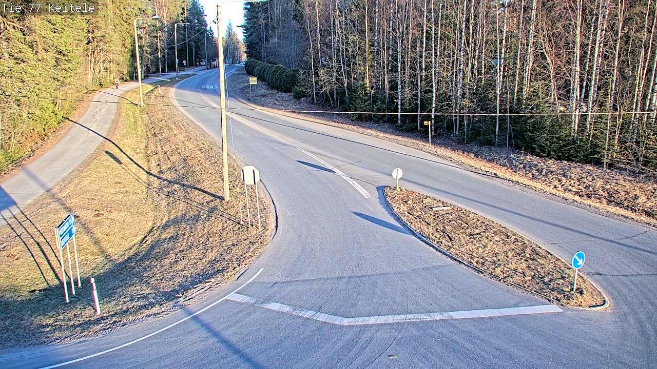 Weather Camera Image Road 77 Keitele, Keitele, Pohjois-Savo