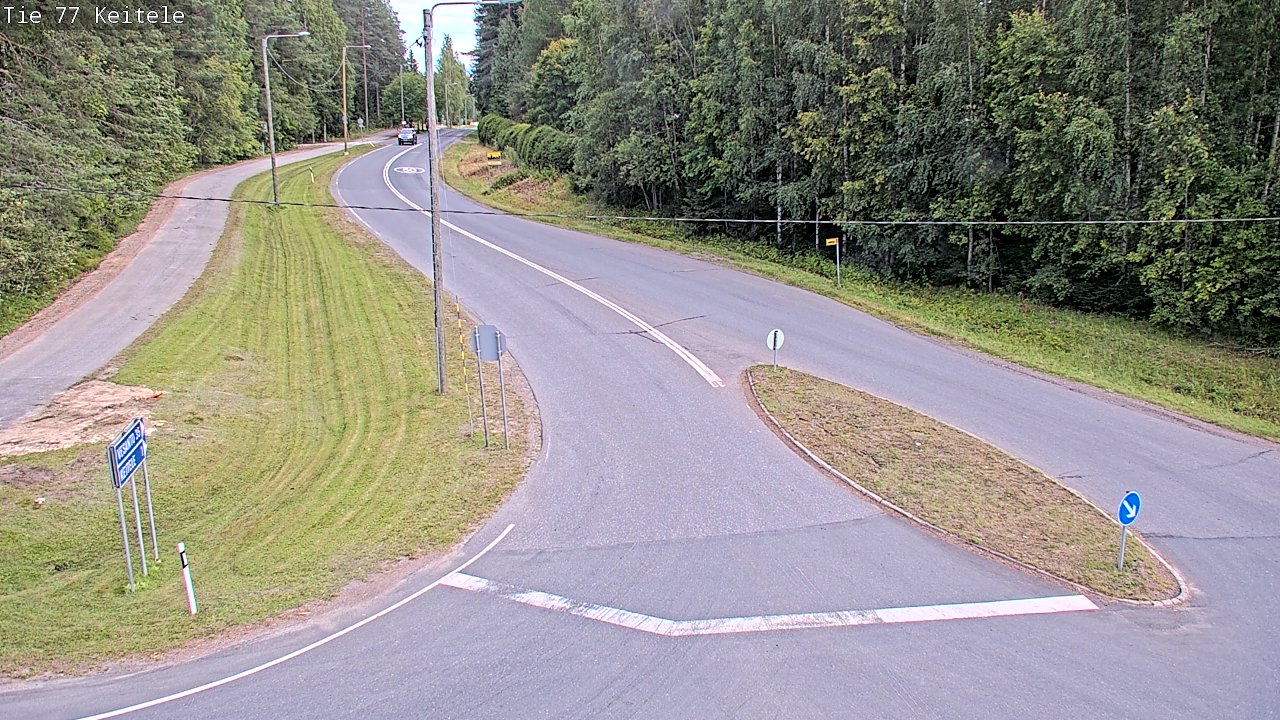 Weather Camera Image Väg 77 Keitele, Keitele, Pohjois-Savo