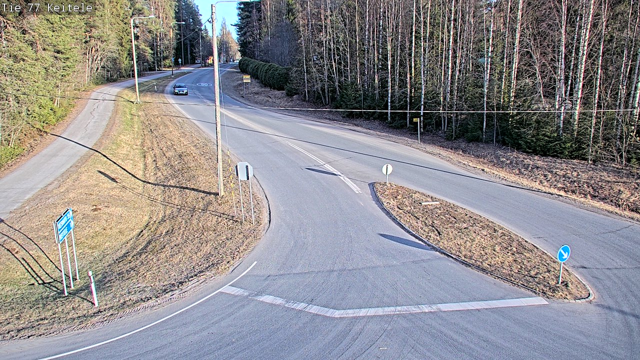 Weather Camera Image Road 77 Keitele, Keitele, Pohjois-Savo