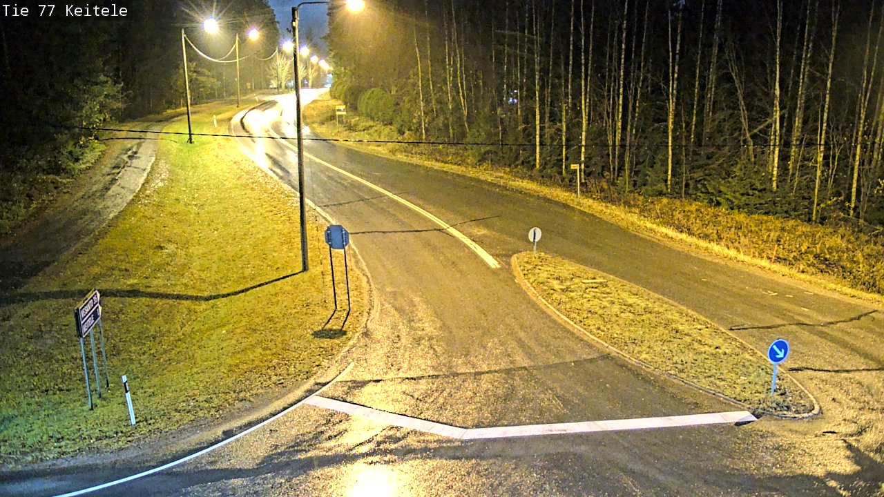 Weather Camera Image Väg 77 Keitele, Keitele, Pohjois-Savo