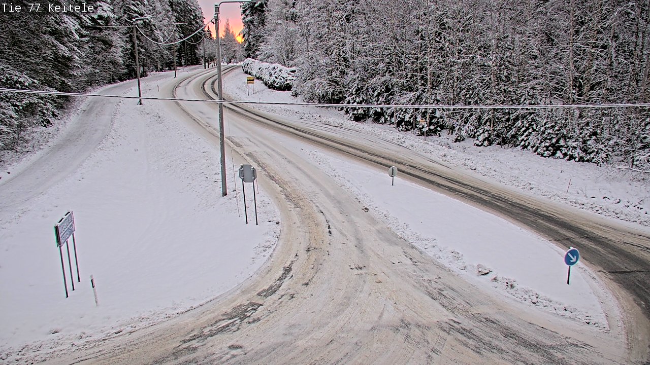 Kelikamerat Kuva Tie 77 Keitele, Keitele, Pohjois-Savo