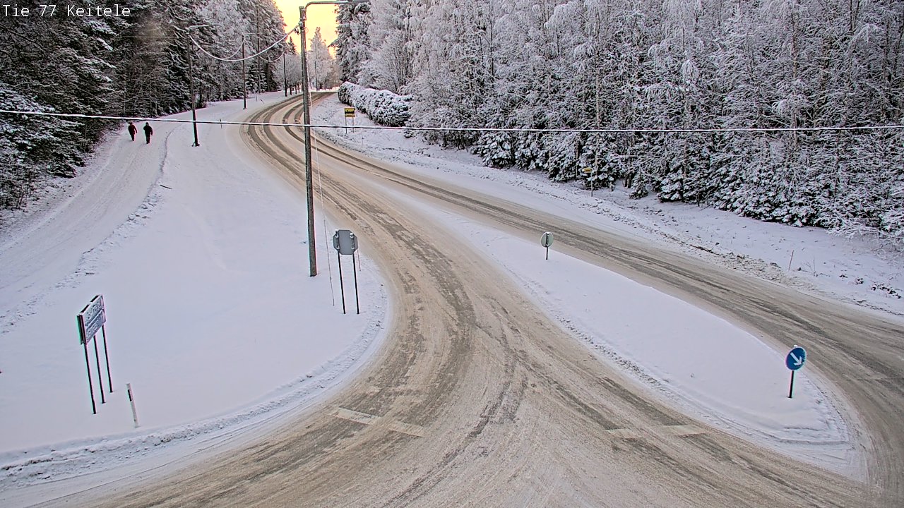 Weather Camera Image Väg 77 Keitele, Keitele, Pohjois-Savo