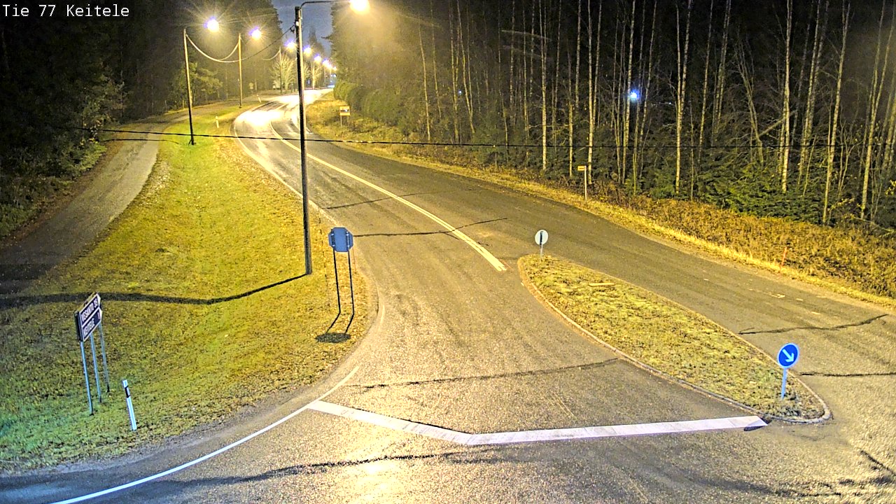 Weather Camera Image Road 77 Keitele, Keitele, Pohjois-Savo