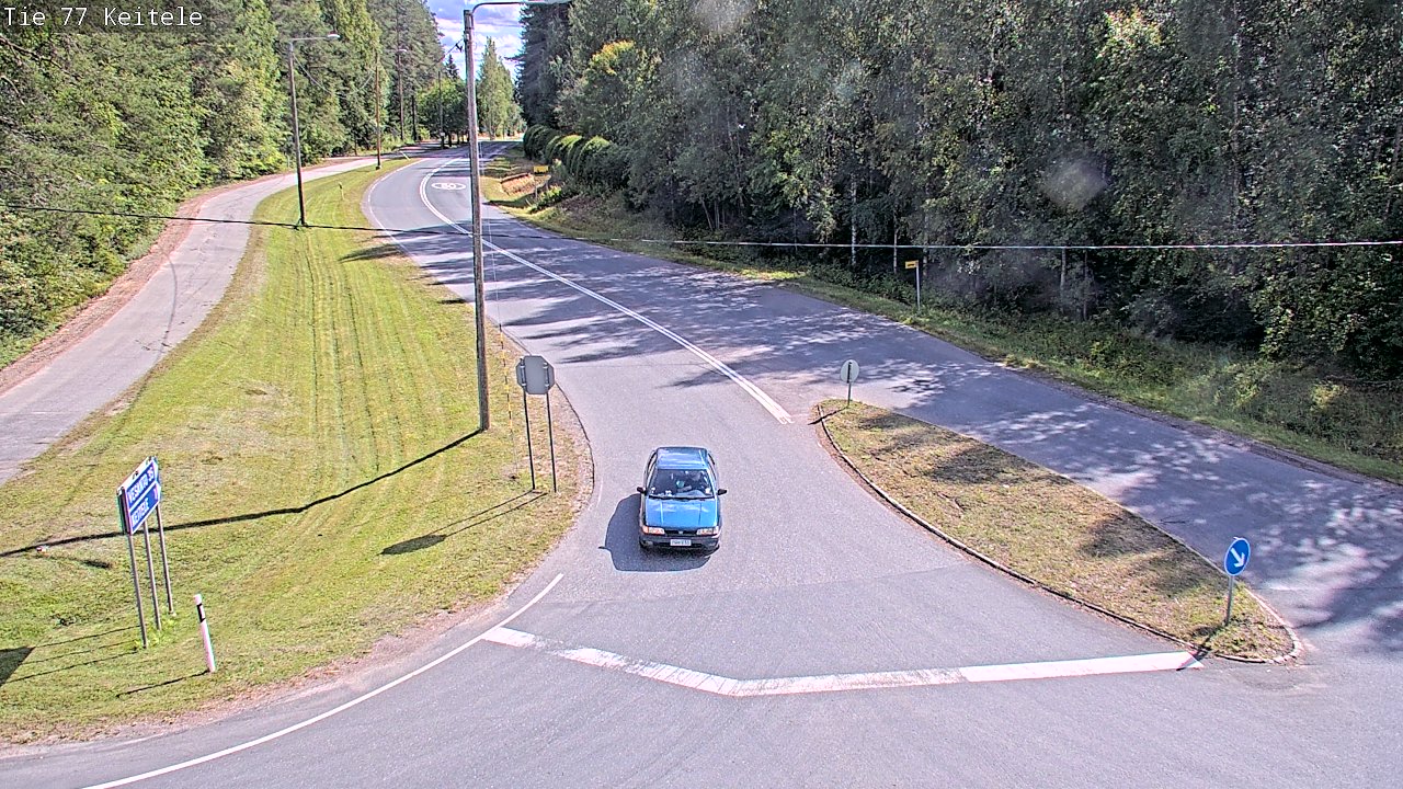 Weather Camera Image Väg 77 Keitele, Keitele, Pohjois-Savo