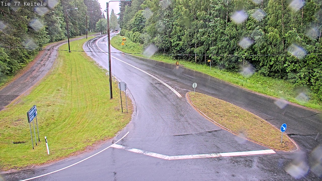 Weather Camera Image Road 77 Keitele, Keitele, Pohjois-Savo