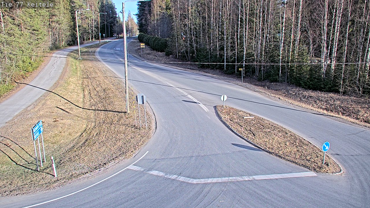 Weather Camera Image Road 77 Keitele, Keitele, Pohjois-Savo