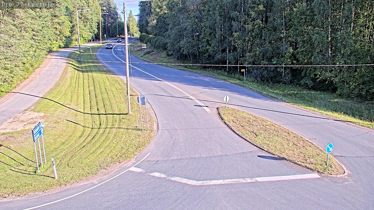 Weather Camera Image Väg 77 Keitele, Keitele, Pohjois-Savo