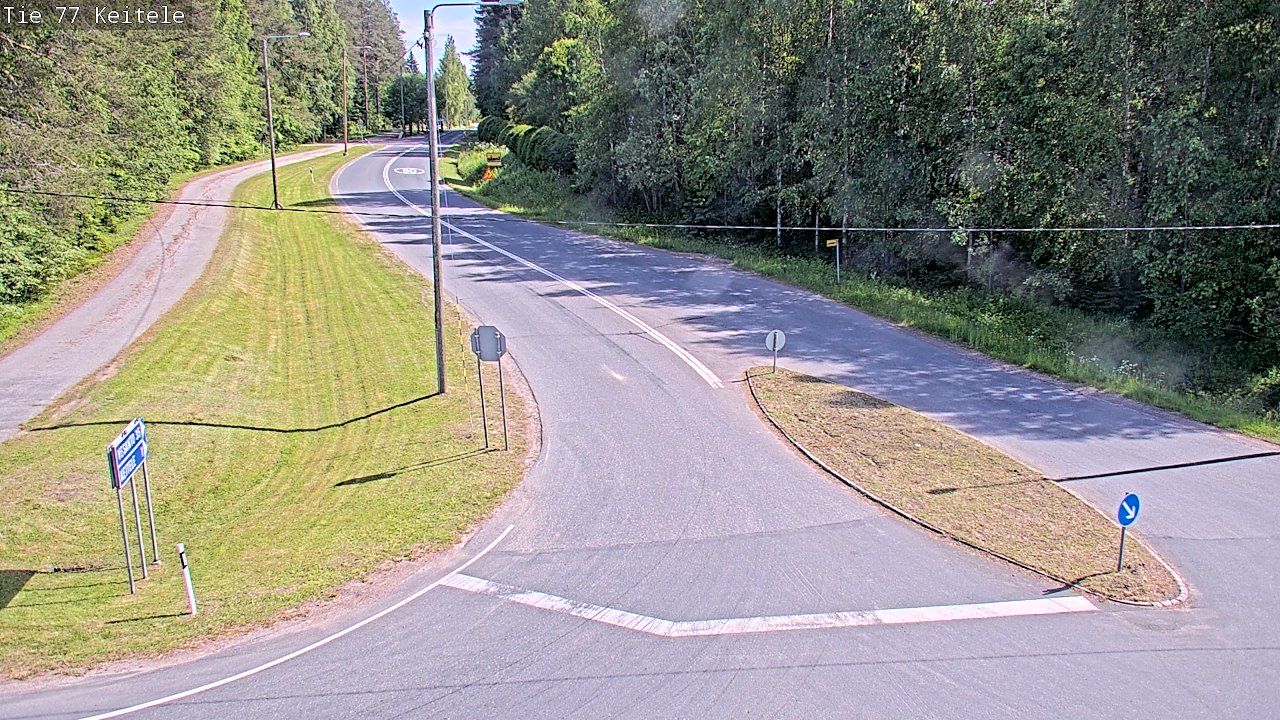 Kelikamerat Kuva Tie 77 Keitele, Keitele, Pohjois-Savo
