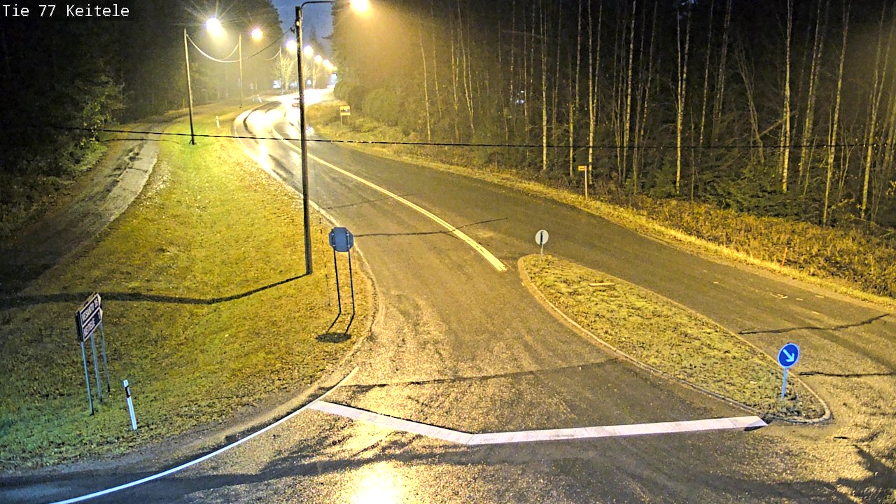 Weather Camera Image Väg 77 Keitele, Keitele, Pohjois-Savo