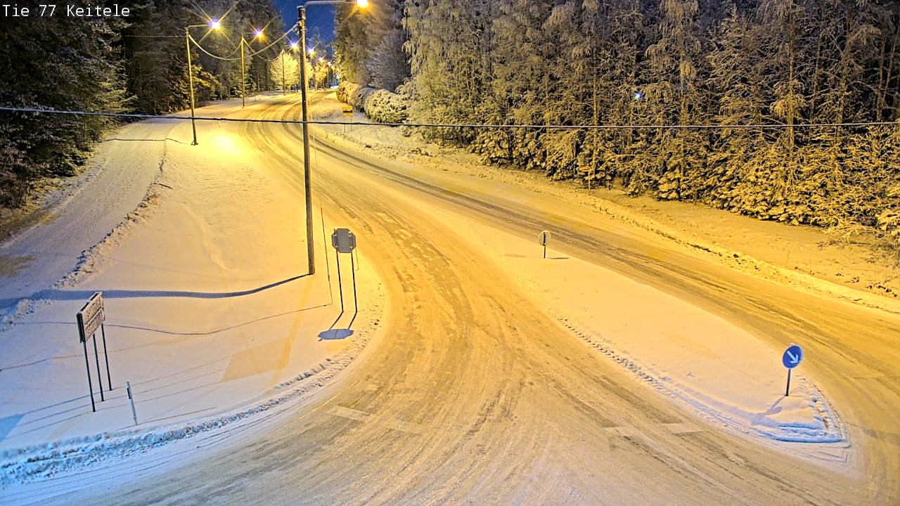 Weather Camera Image Väg 77 Keitele, Keitele, Pohjois-Savo