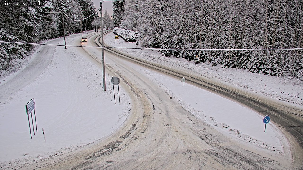 Kelikamerat Kuva Tie 77 Keitele, Keitele, Pohjois-Savo