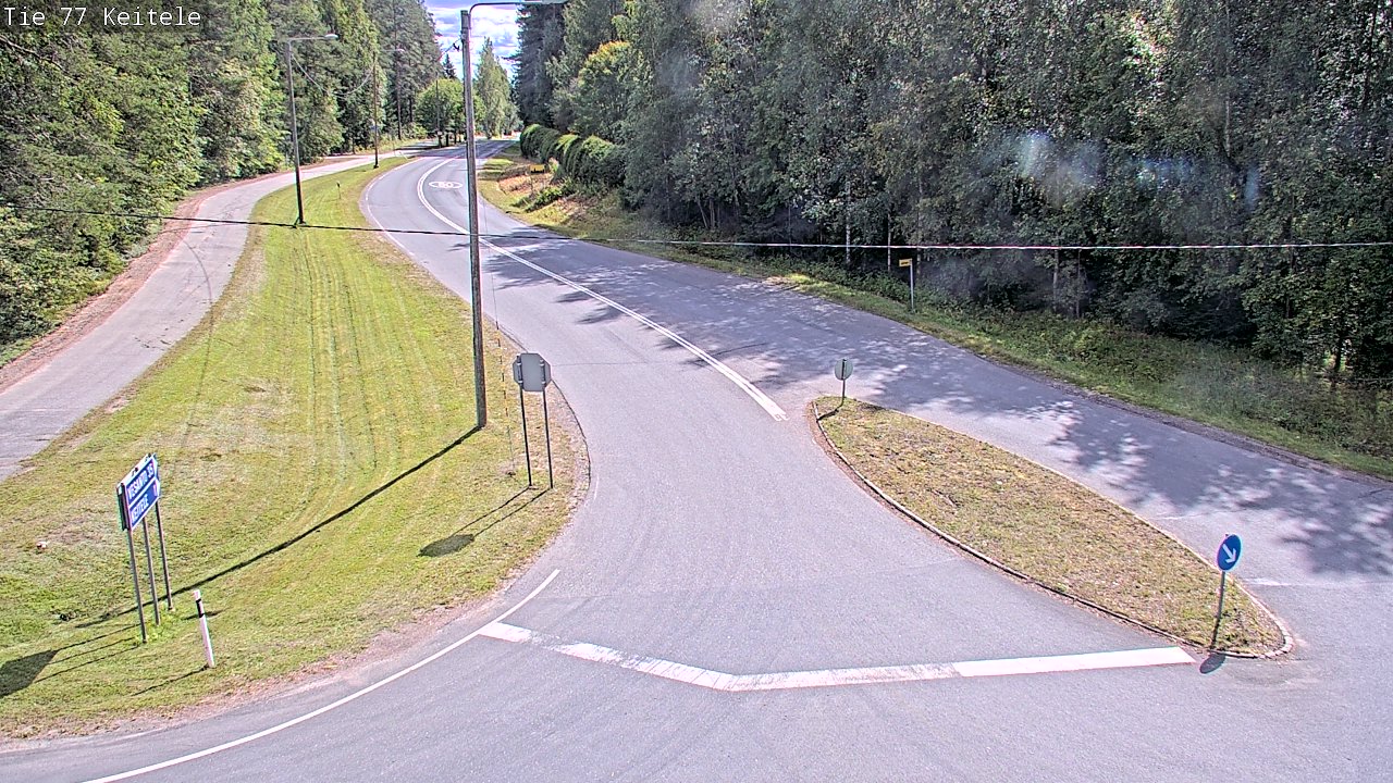 Weather Camera Image Väg 77 Keitele, Keitele, Pohjois-Savo