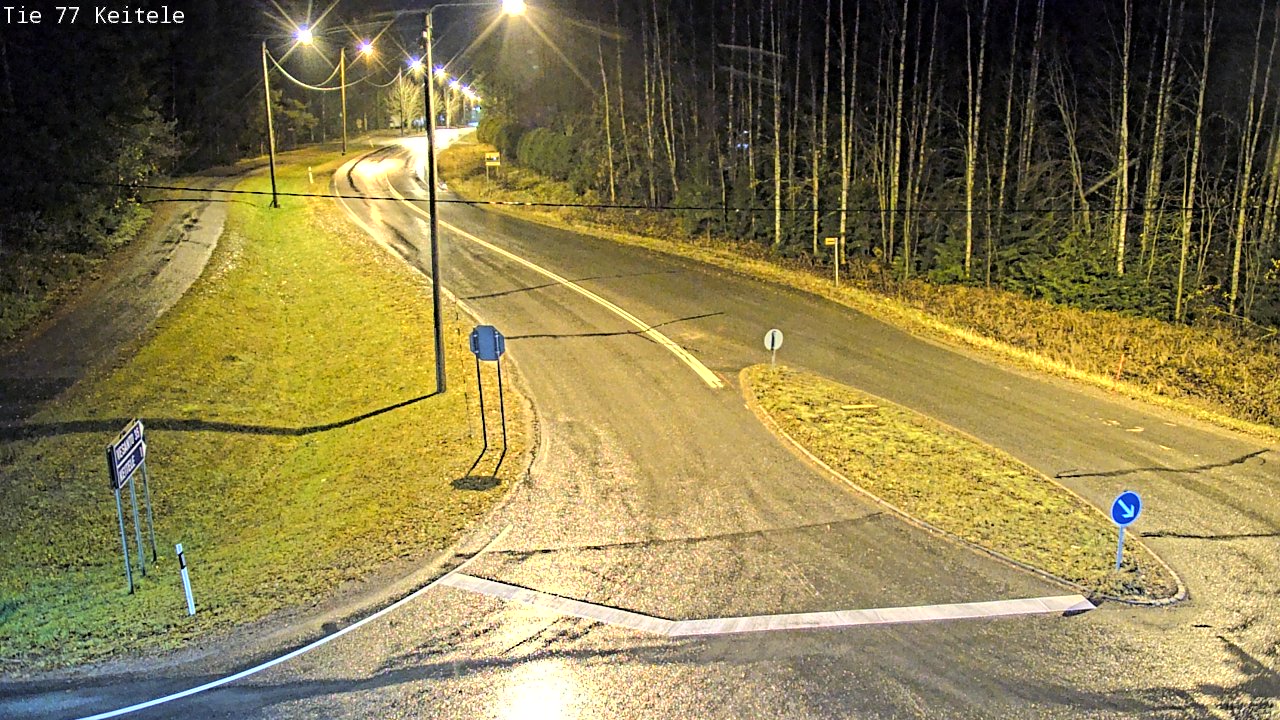 Weather Camera Image Väg 77 Keitele, Keitele, Pohjois-Savo