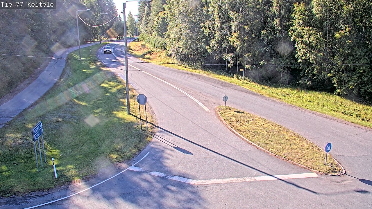 Weather Camera Image Väg 77 Keitele, Keitele, Pohjois-Savo