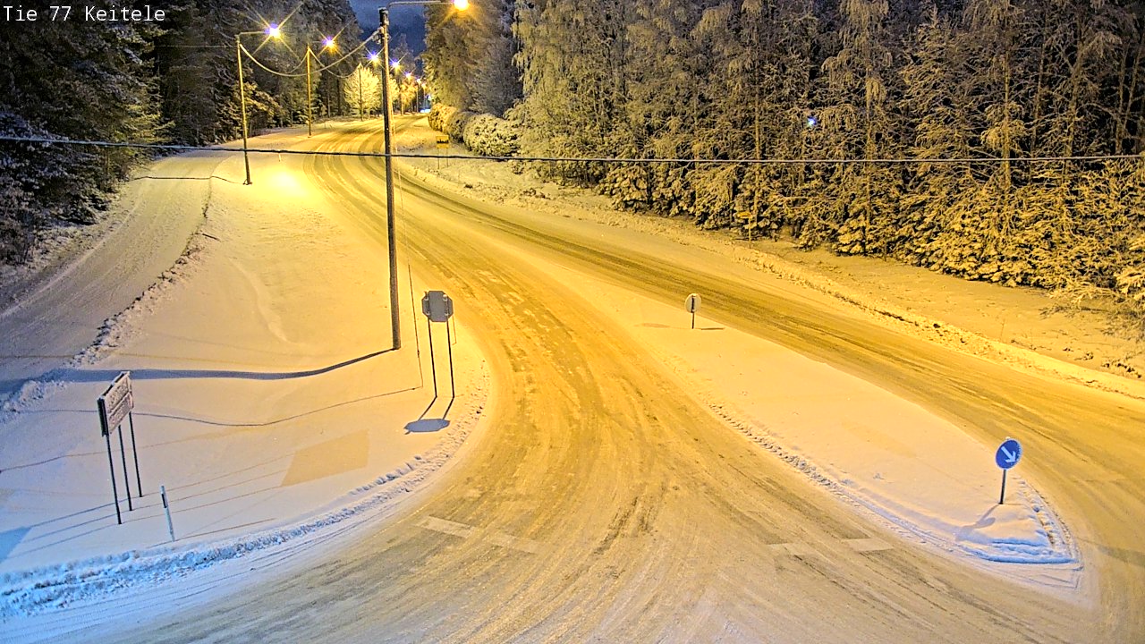 Weather Camera Image Väg 77 Keitele, Keitele, Pohjois-Savo