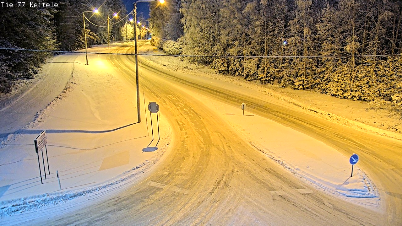 Weather Camera Image Väg 77 Keitele, Keitele, Pohjois-Savo