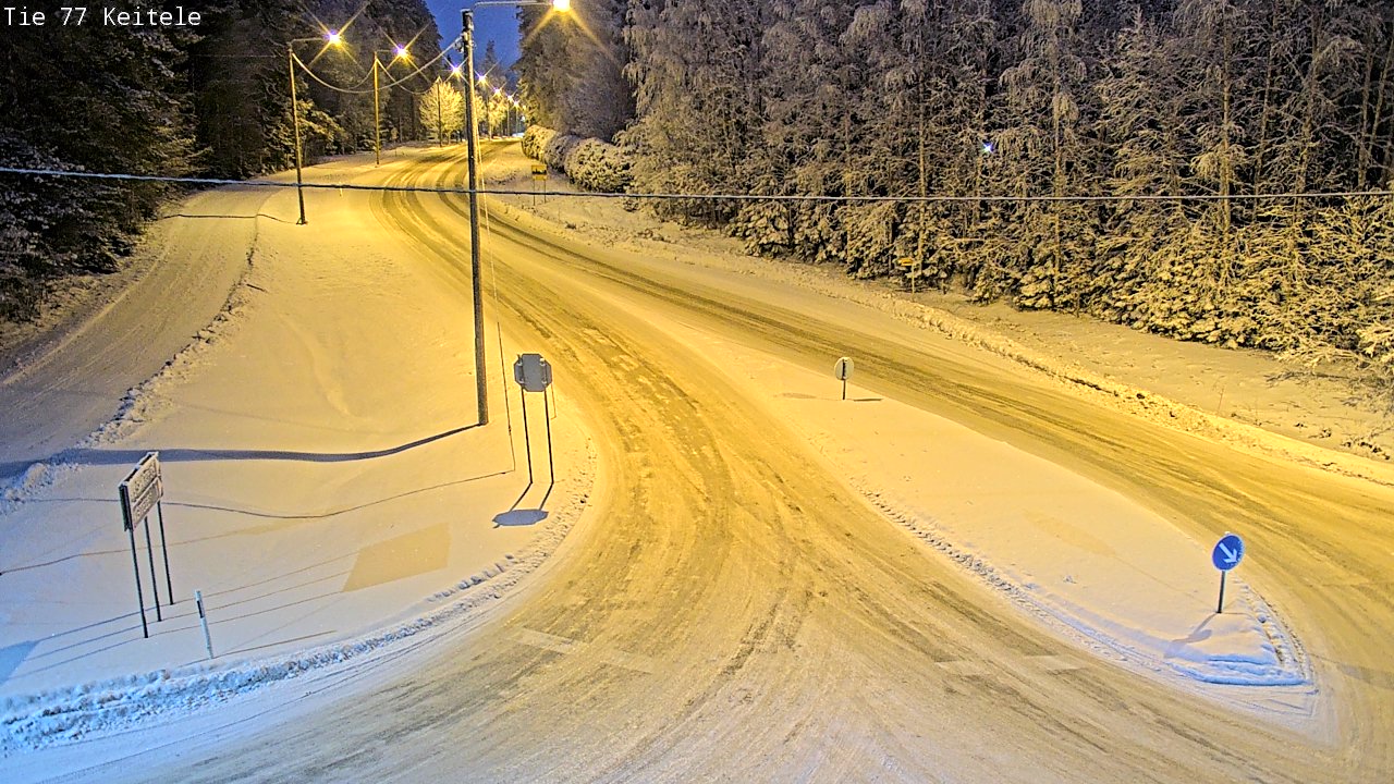 Weather Camera Image Väg 77 Keitele, Keitele, Pohjois-Savo