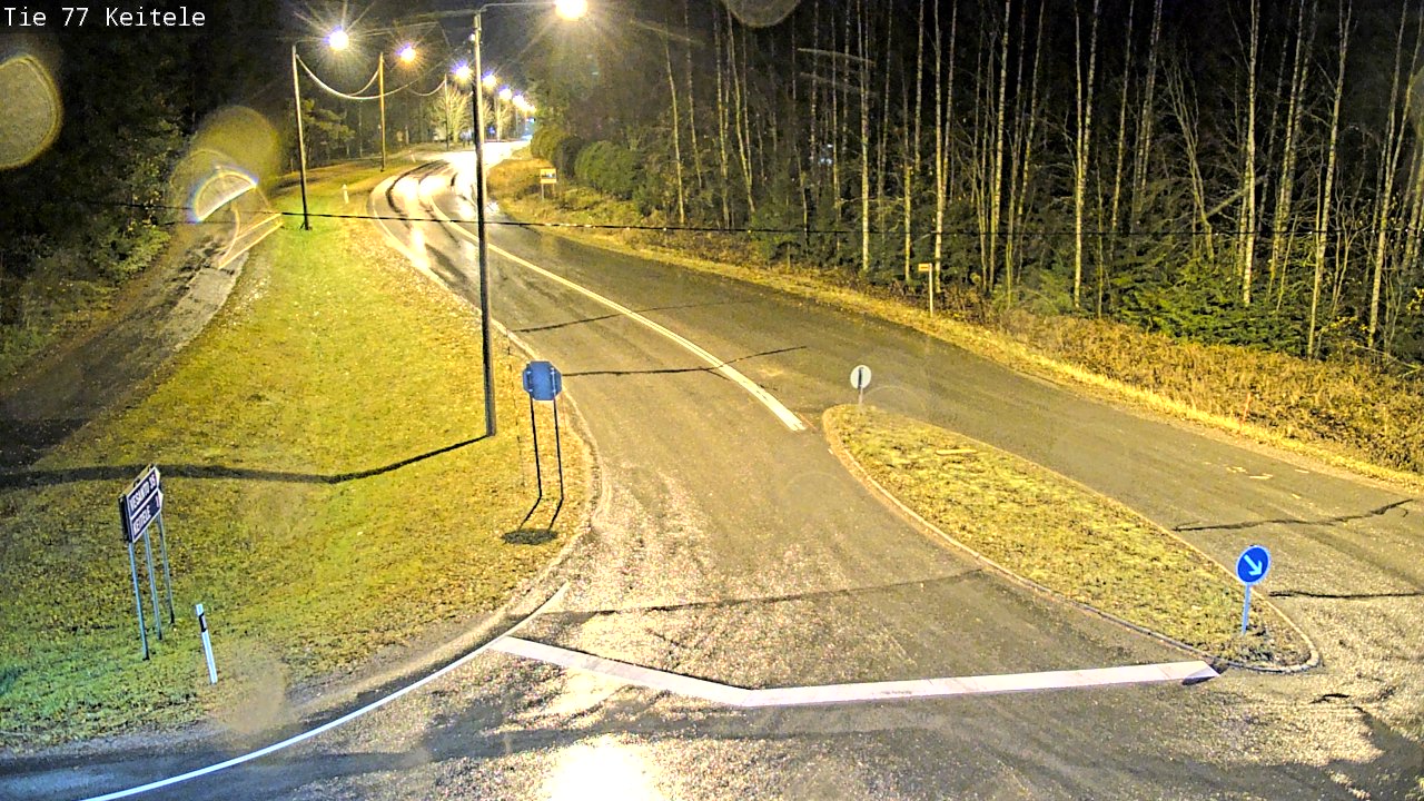 Weather Camera Image Väg 77 Keitele, Keitele, Pohjois-Savo